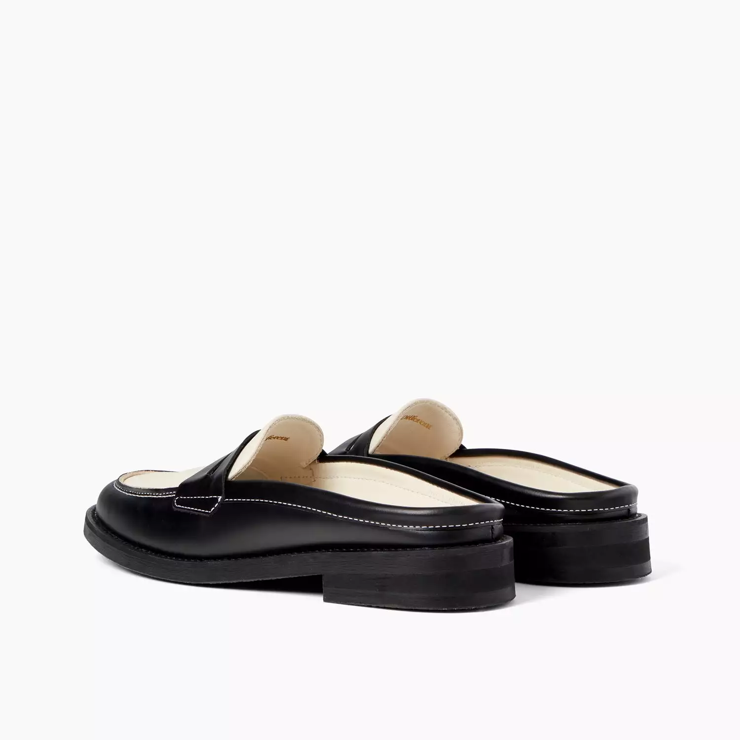 Wilde Black + White Mule Loafer - Women's