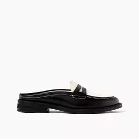 Wilde Black + White Mule Loafer - Women's