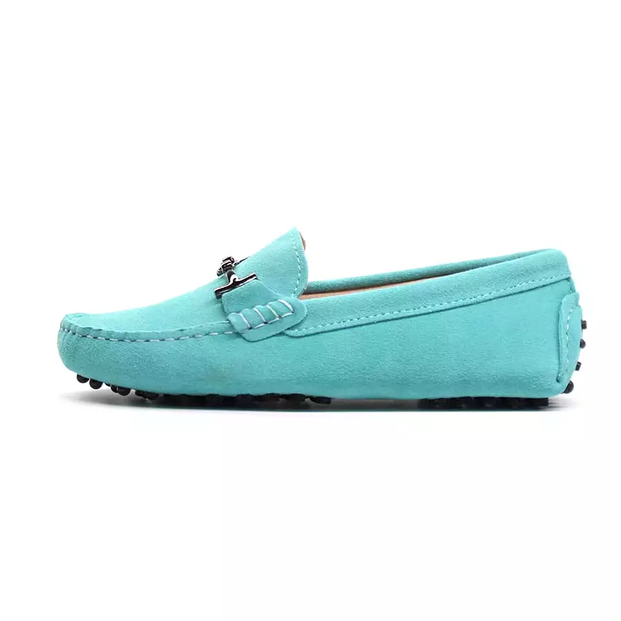 Women MIYAGINA Leather Flats Moccasins Loafers Driving Shoes