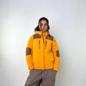 Yellow 90s The North Face Himalayan Puffer Jacket Coat (M)